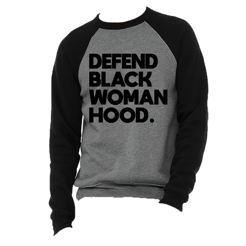 Defend Black Womanhood Two Tone Crewneck Sweatshirt