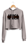 Africa is Rich Cropped Hoodie