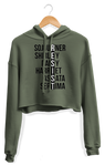 RESIST Cropped Hoodie