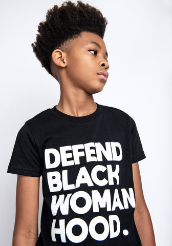Defend Black Womanhood Kids Tee