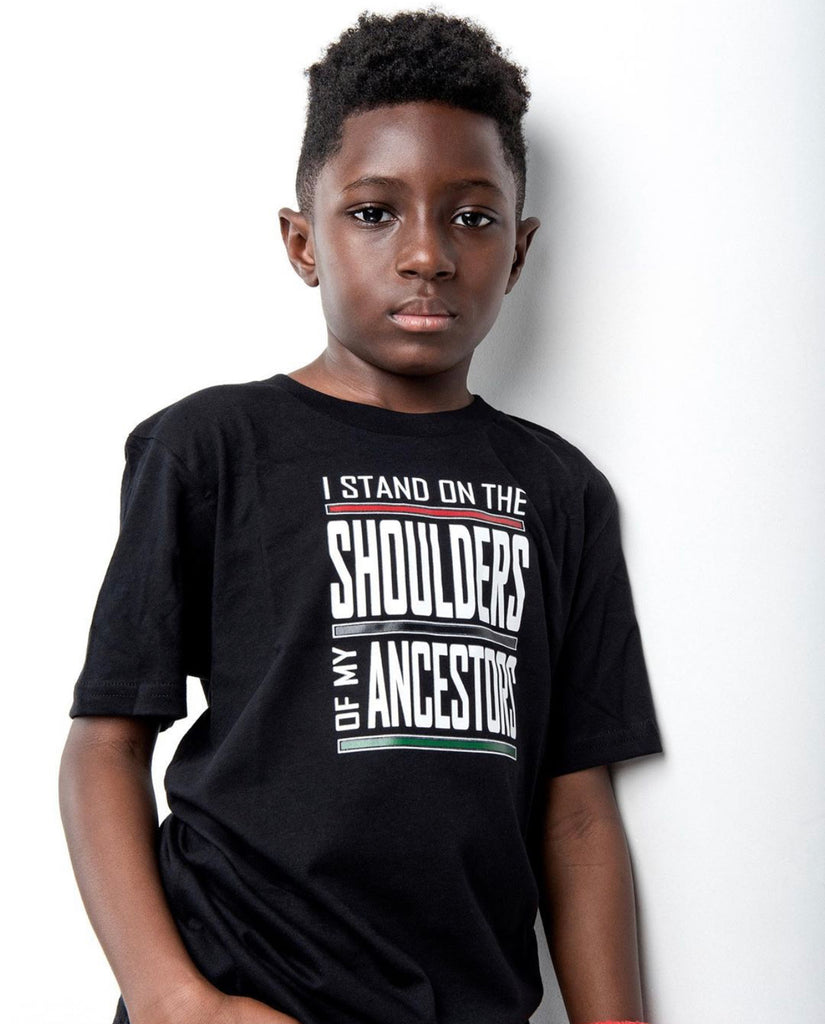 I Stand Kids Tee – Black Vibe Tribe