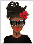 Melanin Abundant Greeting Card