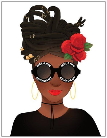 Melanin Abundant Greeting Card