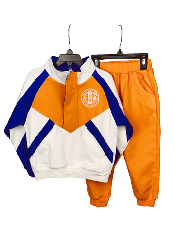 BVT Kids Signature Jogger Set (Orange)