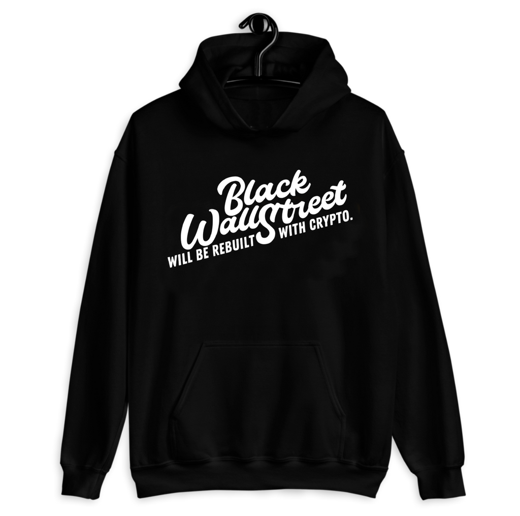 Black wall shop street hoodie