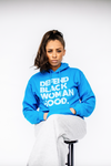 Defend Black Womanhood Hoodie (Blue on Blue)