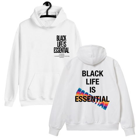 Black Life Is Essential (Multicolor) Hoodie
