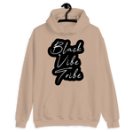 Black Vibe Tribe Cursive Hoodie