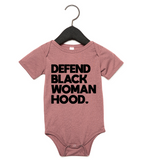 Defend Black Womanhood Onesie