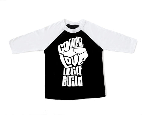 CLUB Fist Raglan Toddler Tee