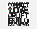 Connect, Love, Uplift, Build Sticker