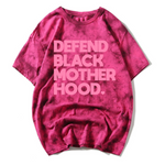 Defend Black Motherhood Tie Dye + Puff Print Tee